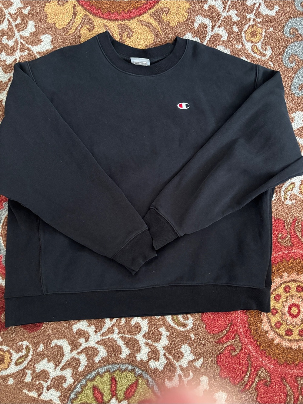 Champion Black Crewneck Sweatshirt